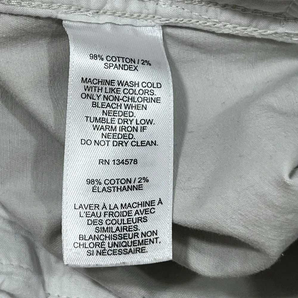 Vineyard Vines Women's Daybreak Chino Shorts Stone Cotton Stretch Size 4